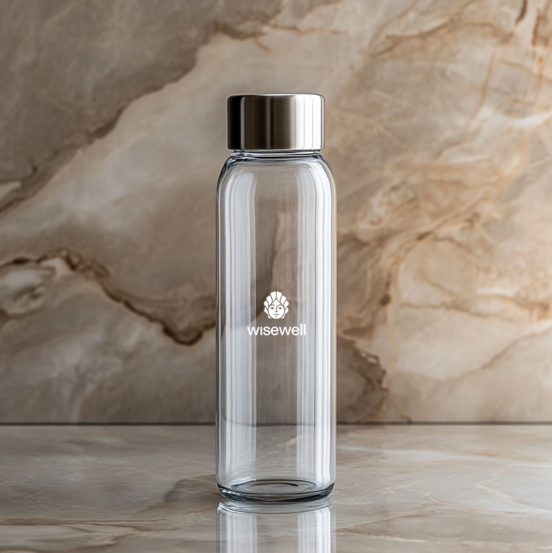 Free Wisewell 4x Complementary Glass Bottles